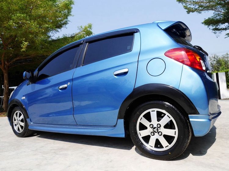 Mitsubishi Mirage 2013 1.2 GLS Sedan เบนซิน ไม่ติดแก๊ส เกียร์อัตโนมัติ ฟ้า รูปที่ 3