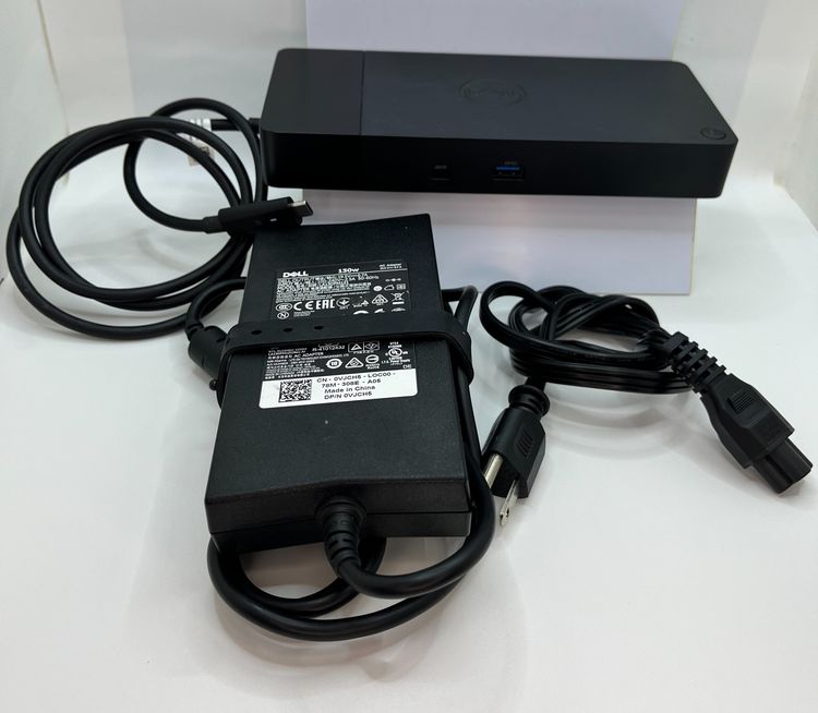 Docking Station Dell WD19S ต่อจอ 3 จอ 4K USB TYPE-C และ A พร้อม Adapter แท้ สภาพใหม่มาก รูปที่ 7