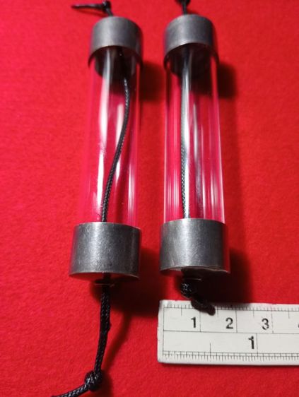 ตะกรุดเนื้อเงินแท้เก่าโบราณขนาดใหญ่สภาพเยี่ยม รูปที่ 4