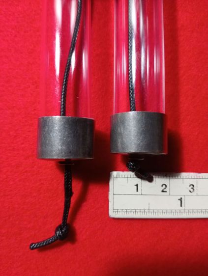 ตะกรุดเนื้อเงินแท้เก่าโบราณขนาดใหญ่สภาพเยี่ยม รูปที่ 3