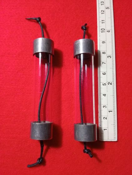 ตะกรุดเนื้อเงินแท้เก่าโบราณขนาดใหญ่สภาพเยี่ยม รูปที่ 11