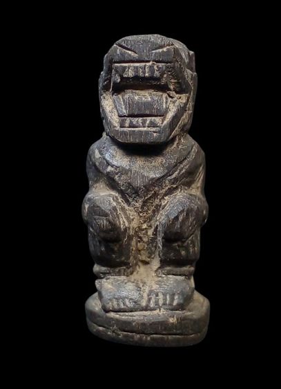 หนุมาน เนื้อไม้ หลวงพ่อสุ่น วัดศาลากุล (สูง 33 ซม.)