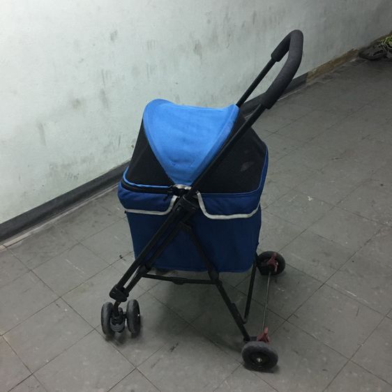 รถเข็นสัตว์เลี้ยง ยี่ห้อ Ibiyaya แบบ4ล้อ รุ่น FS1732 Astro Go Lite Pet Stroller รับน้ำหนักได้ 8 Kg.พับเก็บได้ มือสอง สภาพใหม่กริบ รูปที่ 6