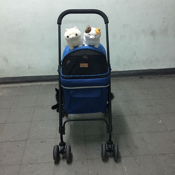 รถเข็นสัตว์เลี้ยง ยี่ห้อ Ibiyaya แบบ4ล้อ รุ่น FS1732 Astro Go Lite Pet Stroller รับน้ำหนักได้ 8 Kg.พับเก็บได้ มือสอง สภาพใหม่กริบ รูปที่ 3