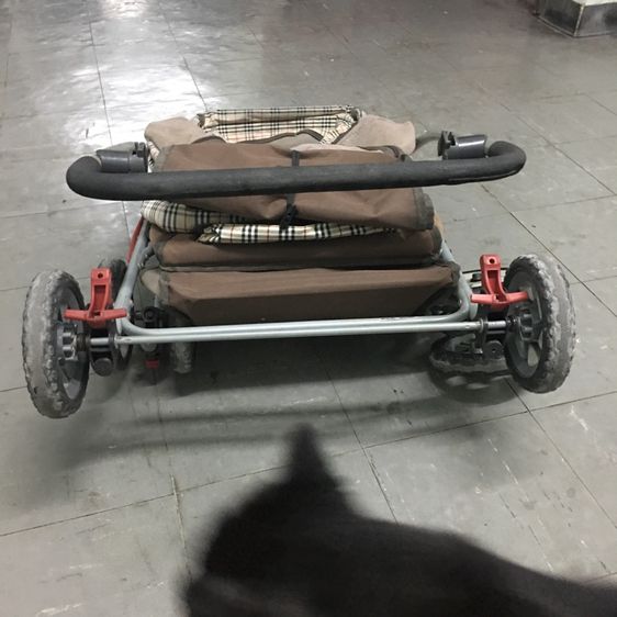 รถเข็นสำหรับสัตว์เลี้ยง มือสอง สภาพดี คันใหญ่ ขนาดกว้าง พับเก็บได้พกพาได้ 4ล้อ รูปที่ 13