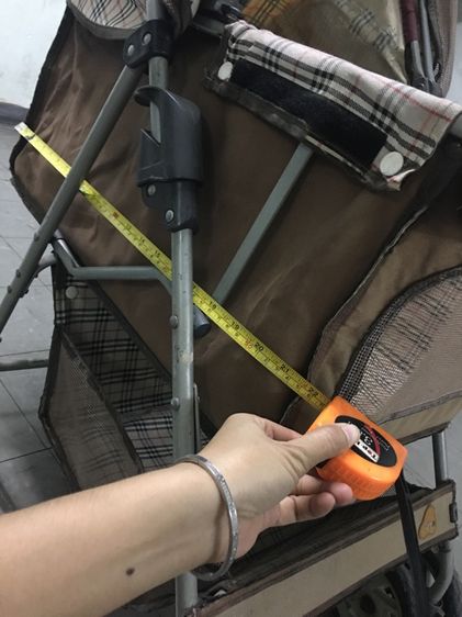 รถเข็นสำหรับสัตว์เลี้ยง มือสอง สภาพดี คันใหญ่ ขนาดกว้าง พับเก็บได้พกพาได้ 4ล้อ รูปที่ 17