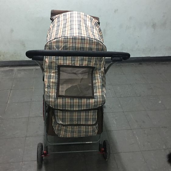 รถเข็นสำหรับสัตว์เลี้ยง มือสอง สภาพดี คันใหญ่ ขนาดกว้าง พับเก็บได้พกพาได้ 4ล้อ รูปที่ 9