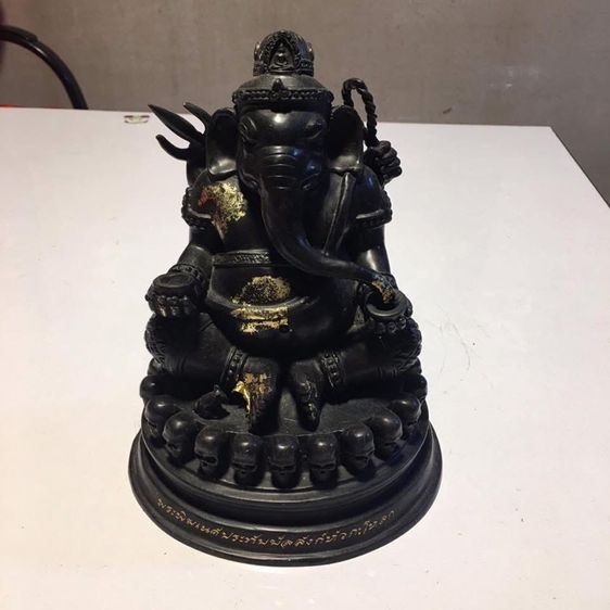 ปล่อยเช่าบูชา องค์พระพิฆเนศประทับบัลลังก์หัวกะโหลก  ปราสาทนครหลวง อยุธยา บูชามาจากวัดโดยตรง