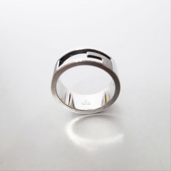 Used GUCCI Branded Cutout G Ring (Silver925) รูปที่ 9