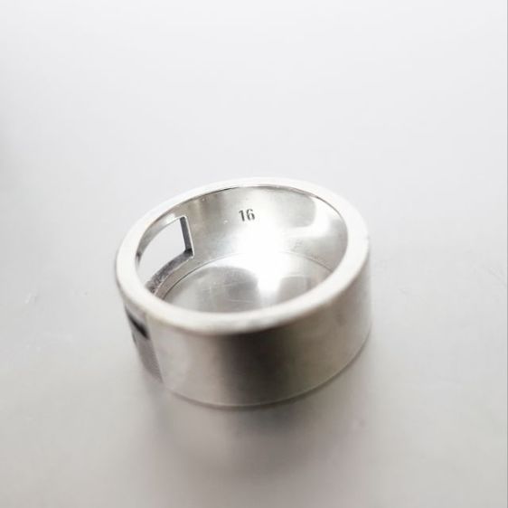 Used GUCCI Branded Cutout G Ring (Silver925) รูปที่ 11