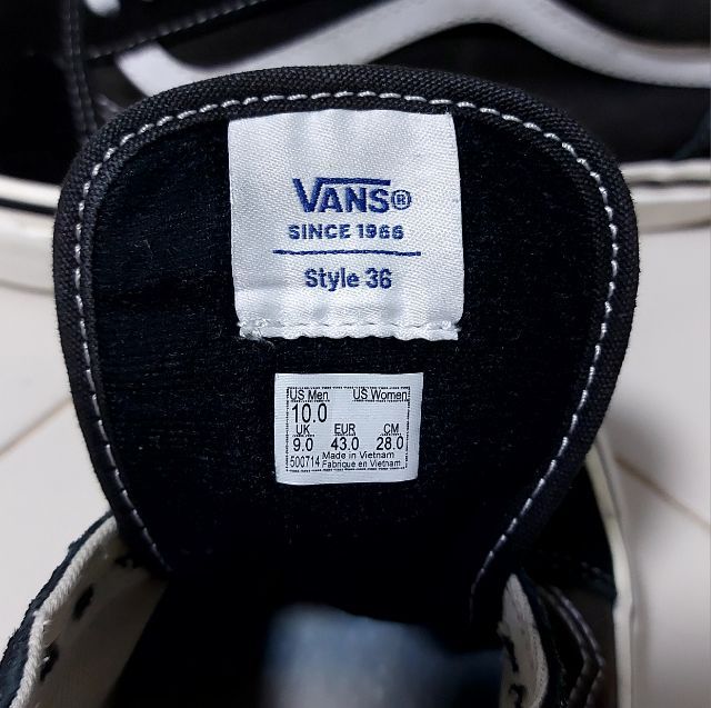 รองเท้าผ้าใบ VANS 27.5 cm รูปที่ 6