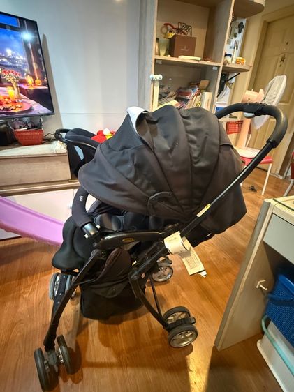 ขายรถเข็นเด็ก Aprica AirRia ญี่ปุ่นแท้ เข็น 2 ทาง น้ำหนักเบา สภาพดี รูปที่ 4