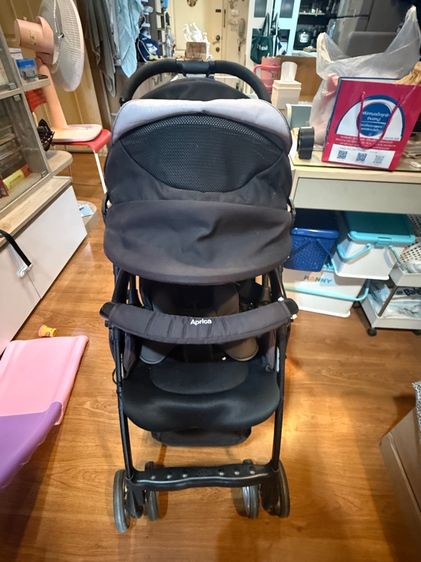 ขายรถเข็นเด็ก Aprica AirRia ญี่ปุ่นแท้ เข็น 2 ทาง น้ำหนักเบา สภาพดี รูปที่ 2