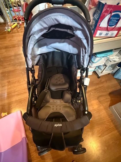 ขายรถเข็นเด็ก Aprica AirRia ญี่ปุ่นแท้ เข็น 2 ทาง น้ำหนักเบา สภาพดี รูปที่ 5