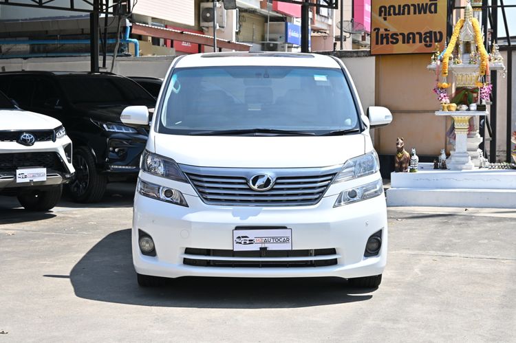 Toyota Vellfire 2008 2.4 V Van เบนซิน ไม่ติดแก๊ส เกียร์อัตโนมัติ ขาว รูปที่ 2