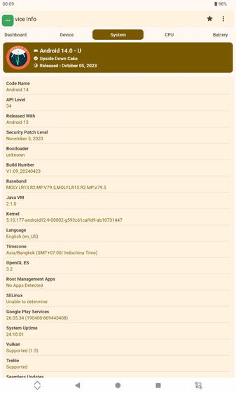 (ยังอยู่)แท็บเล็ต 4G จอ 11 นิ้ว 2 K รูปที่ 16