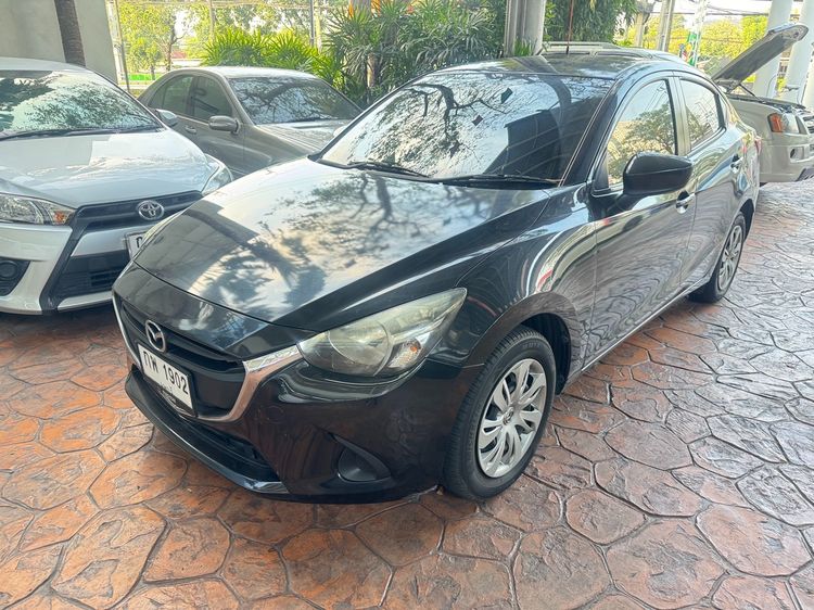 Mazda Mazda 2 2016 1.3 High Sedan เบนซิน ไม่ติดแก๊ส เกียร์อัตโนมัติ ดำ รูปที่ 3