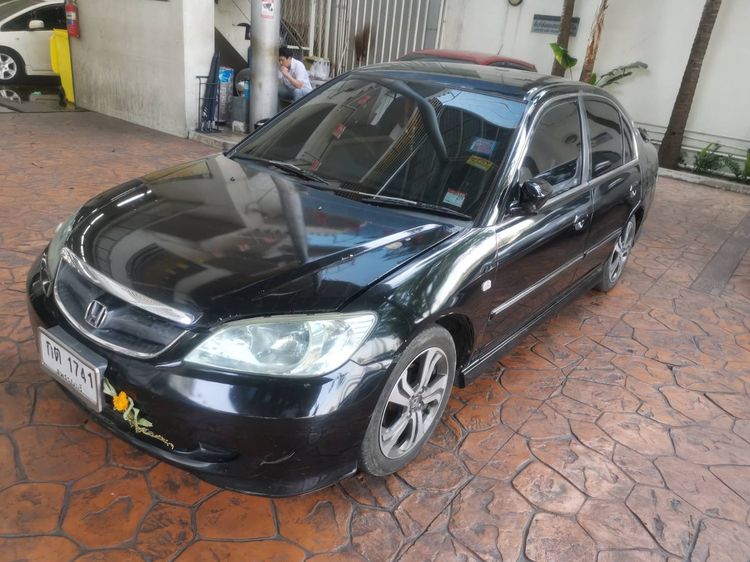 Honda Civic 2004 1.7 VTi Sedan เบนซิน LPG เกียร์อัตโนมัติ ดำ รูปที่ 3