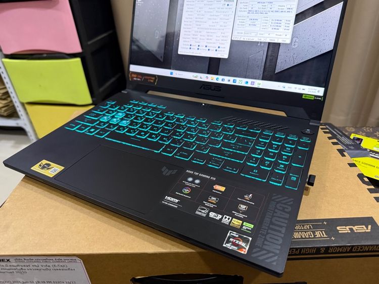 Notebook Asus TUF Gaming A15 FA507NVR - LP037W การ์ดจอ RTX4060 แรงๆ อัพแรม 32GB รูปที่ 5