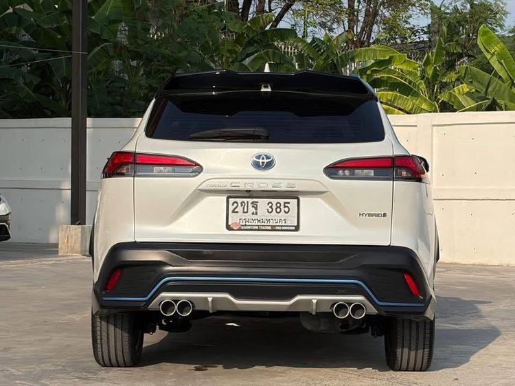 Toyota Corolla Cross 2021 1.8 Hybrid Premium Safety Utility-car ไฮบริด ไม่ติดแก๊ส เกียร์อัตโนมัติ ขาว รูปที่ 4