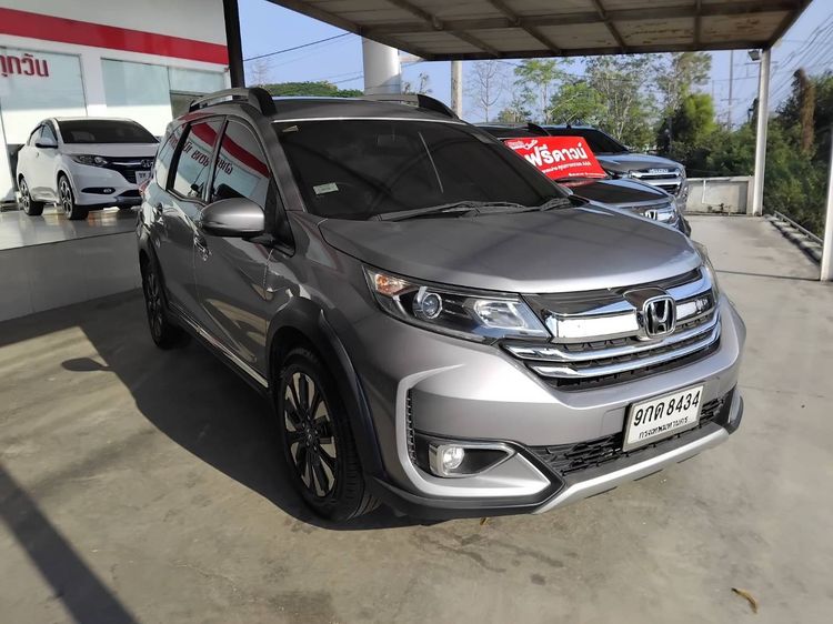 Honda BR-V 2019 1.5 SV Utility-car เบนซิน ไม่ติดแก๊ส เกียร์อัตโนมัติ เทา รูปที่ 3