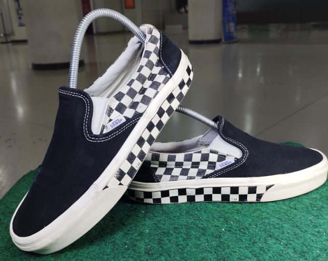 รองเท้า💥VANS Slip - On💥ของแท้‼️ลายสก็อตสีดำ -ขาว พื้นเดิม นิ่ม เบา สวยๆ เดิม สภาพดี💥ไซร์ 40  รูปที่ 10