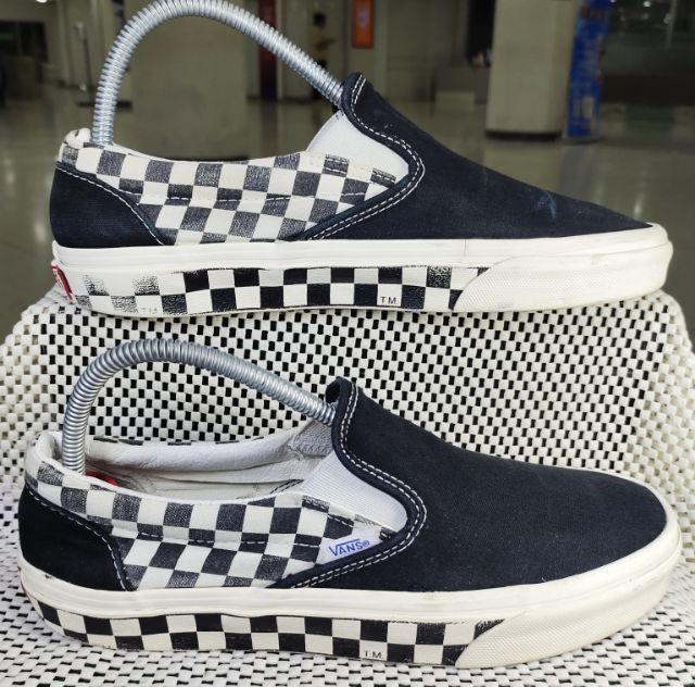 รองเท้า💥VANS Slip - On💥ของแท้‼️ลายสก็อตสีดำ -ขาว พื้นเดิม นิ่ม เบา สวยๆ เดิม สภาพดี💥ไซร์ 40  รูปที่ 12