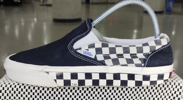 รองเท้า💥VANS Slip - On💥ของแท้‼️ลายสก็อตสีดำ -ขาว พื้นเดิม นิ่ม เบา สวยๆ เดิม สภาพดี💥ไซร์ 40  รูปที่ 4