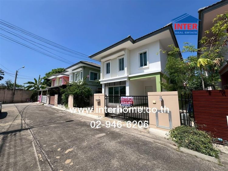 บ้านเดี่ยว 2 ชั้น 35.7 ตร.ว. หมู่บ้านพฤกษาวิลเลจ ซีนเนอรี่28 บางใหญ่ ซอยแก้วอินทร์ ถนนกาญจนาภิเษก ถนนรัตนาธิเบศร์ บางใหญ่ นนทบุรี รูปที่ 3