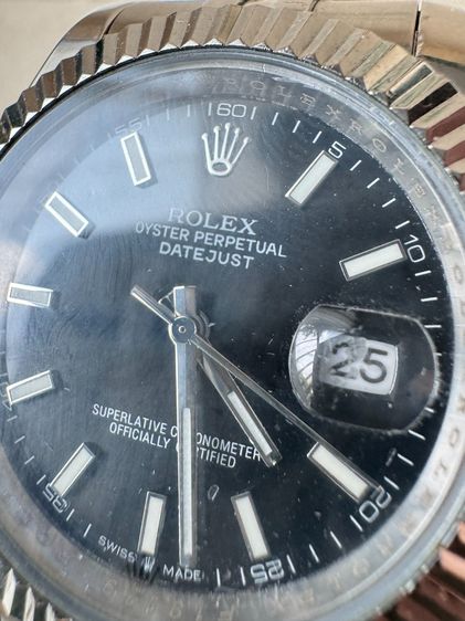 RLDJ 40 Unisex Watch Black Dial Jubilee รูปที่ 4