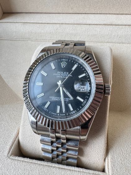 RLDJ 40 Unisex Watch Black Dial Jubilee