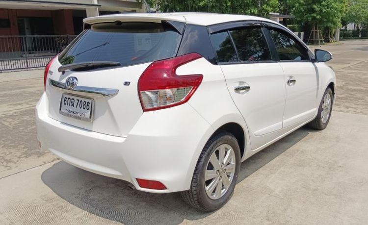 Toyota Yaris 2014 1.2 G Sedan เบนซิน ไม่ติดแก๊ส เกียร์อัตโนมัติ ขาว รูปที่ 3