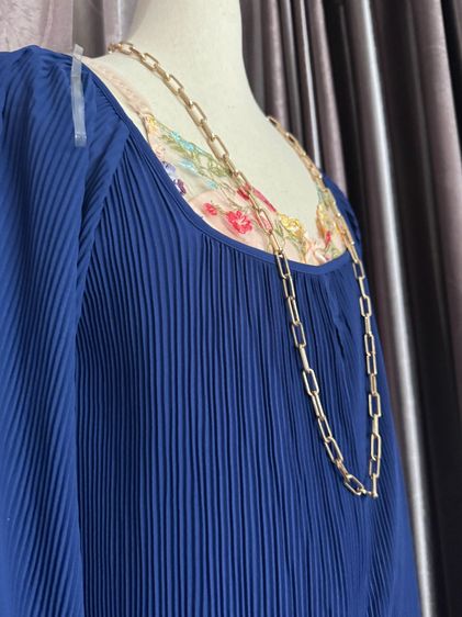 Pleat Jumpsuit with gold chain accessories full body size L Lyn Around รูปที่ 3