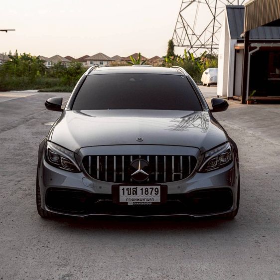 Mercedes-Benz C-Class 2015 C300 Sedan ไฮบริด เทา รูปที่ 2