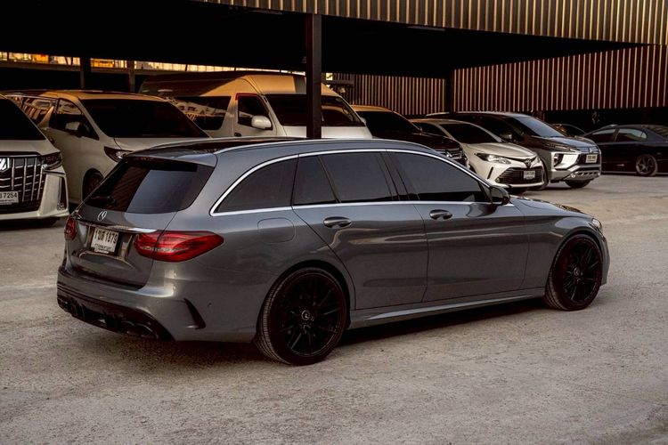Mercedes-Benz C-Class 2015 C300 Sedan ไฮบริด เทา รูปที่ 4