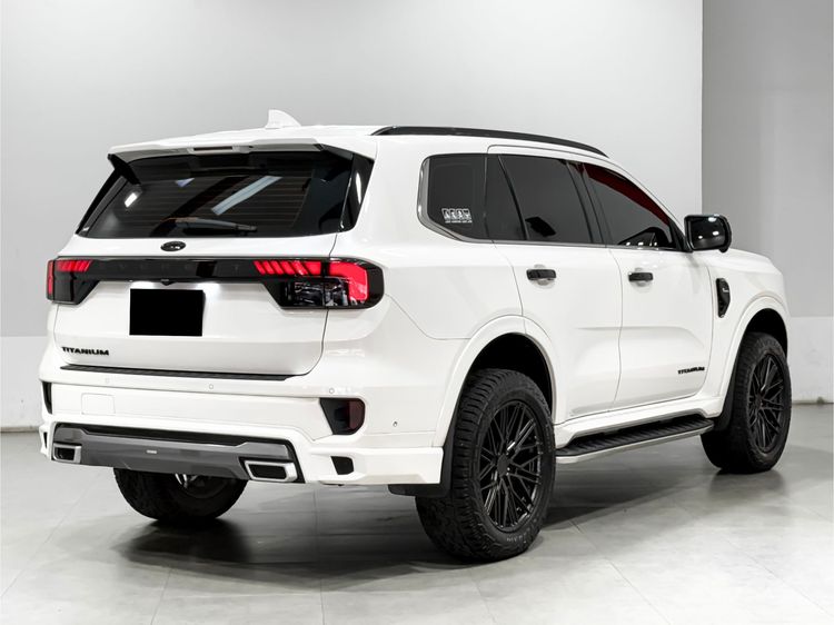 Ford Everest 2022 2.0 Titanium Plus 4WD Utility-car ดีเซล ไม่ติดแก๊ส เกียร์อัตโนมัติ ขาว รูปที่ 3
