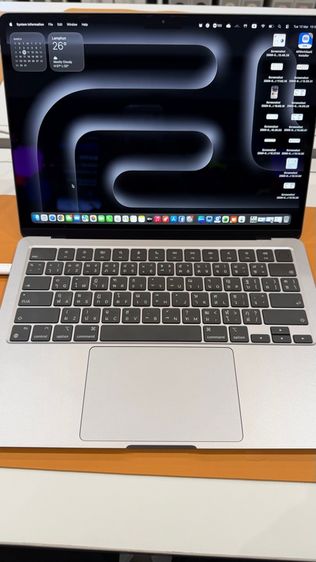 Apple ไม่ใช่ 8 กิกะไบต์ แมค โอเอส MacBook Air M2 แรม8 จุ256GB สี space grey