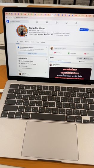 MacBook Air M2 แรม8 จุ256GB สี space grey รูปที่ 4