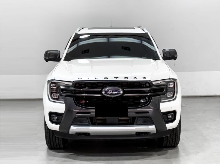 Ford Everest 2023 2.0 Bi-Turbo Wildtrak 4WD Utility-car ดีเซล ไม่ติดแก๊ส เกียร์อัตโนมัติ ขาว รูปที่ 2