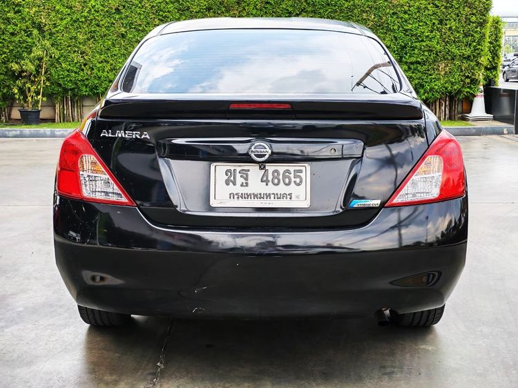 Nissan Almera 2012 1.2 ES Sedan เบนซิน ไม่ติดแก๊ส เกียร์อัตโนมัติ ดำ รูปที่ 4