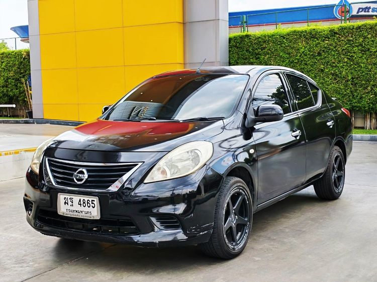 Nissan Almera 2012 1.2 ES Sedan เบนซิน ไม่ติดแก๊ส เกียร์อัตโนมัติ ดำ รูปที่ 2