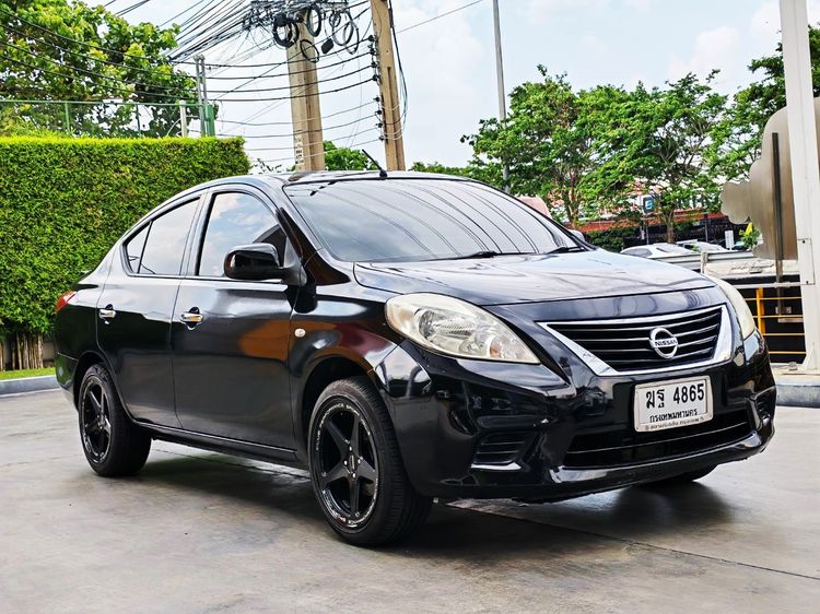 Nissan Almera 2012 1.2 ES Sedan เบนซิน ไม่ติดแก๊ส เกียร์อัตโนมัติ ดำ รูปที่ 3