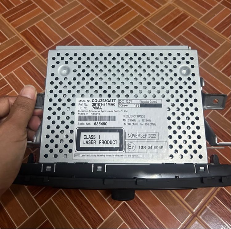 วิทยุเทปตรงรุ่น รถซูซูกิเซเรลิโอ รูปที่ 5