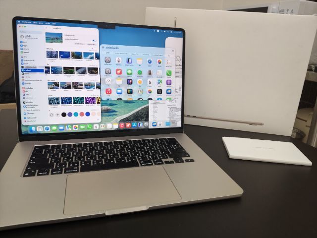  MacBook Air m3 15	นิ้ว 8cpu 10gpuคอร์ ประกันยาวถึงปลายปี 2026 รูปที่ 4