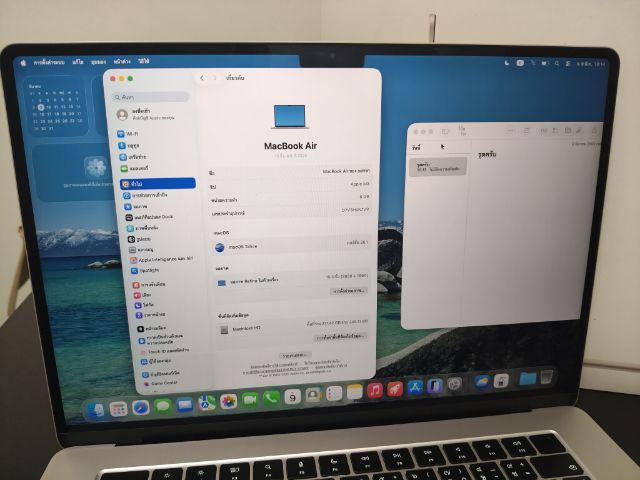  MacBook Air m3 15	นิ้ว 8cpu 10gpuคอร์ ประกันยาวถึงปลายปี 2026 รูปที่ 5