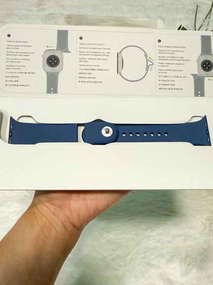 สาย apple watch Series10 สีน้ําเงิน ของใหม่ รูปที่ 3