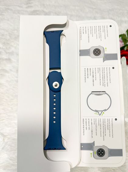 สาย apple watch Series10 สีน้ําเงิน ของใหม่ รูปที่ 5