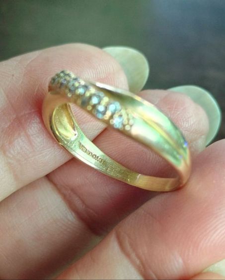แหวนเพชรแท้ทอง 18k รูปที่ 2