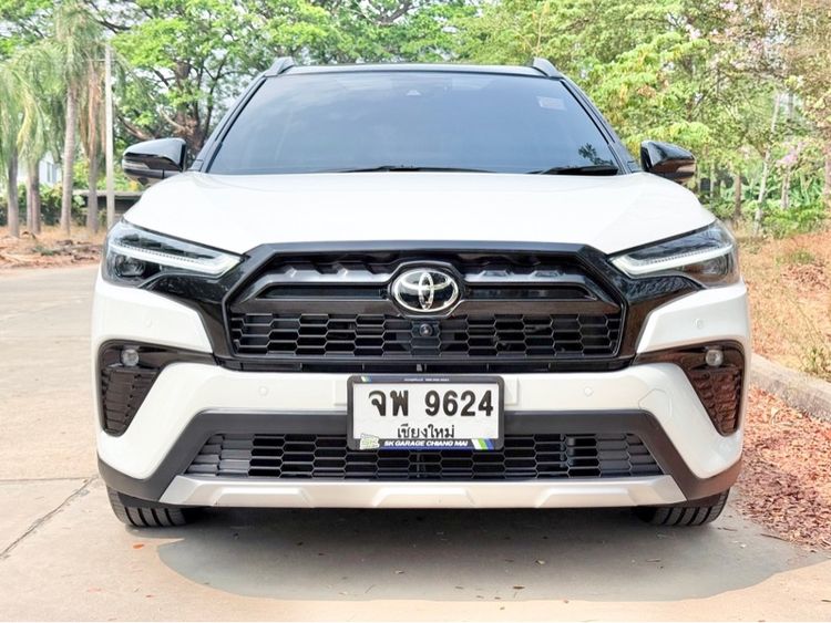 รถ Toyota Corolla Cross 1.8 HEV GR Sport สี ขาว