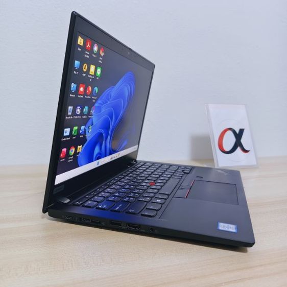 Notebook ThinkPad X390 มือสอง สภาพดี CPU i5-G8 จอ13.3 RAM 16GB M.2 512GB แบต 4ชม  สายชาร์จ USB-C รูปที่ 5